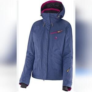 Salomon Women's AdvanceSkin Dry Insulated Hooded Snowboard Ski Parka Coat XS